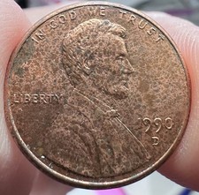 1990-D Lincoln Memorial Small Cent 1C Circulated Copper BN Business Strike