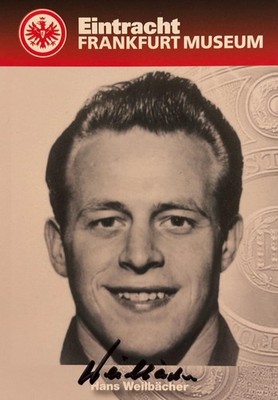 Autogramm - Eintracht Frankfurt 1959 - Hans Weilbächer - original signiert (EFM)
