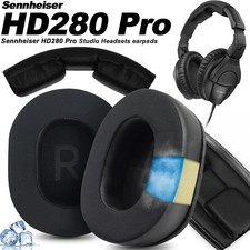 Headphone Earpad Cushion Cover For Sennheiser HD280 Pro HMD280 Pro Soft Leather
