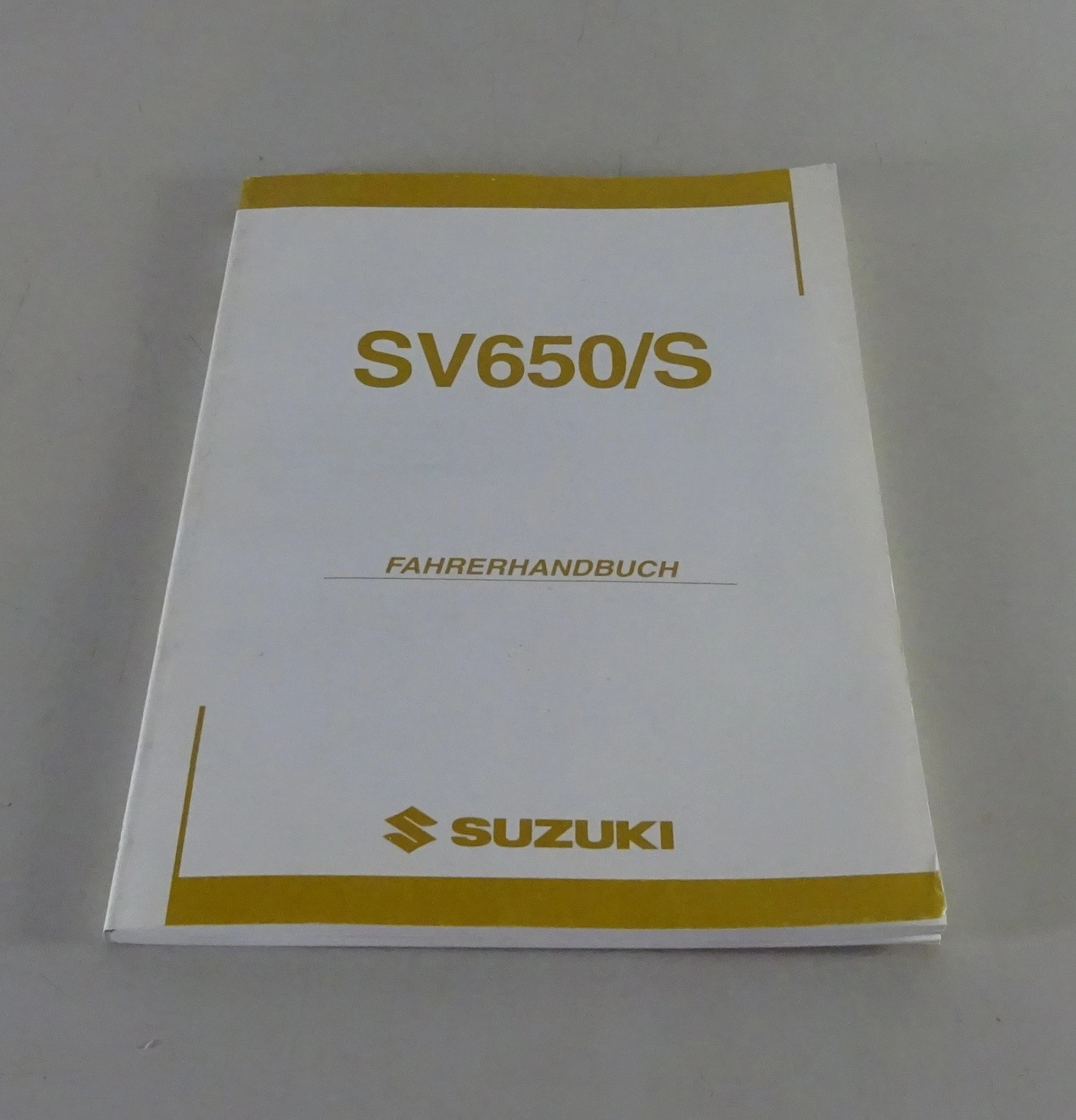 Manual / Handbook Suzuki SV 650 / SV 650 S Stand 12/2003