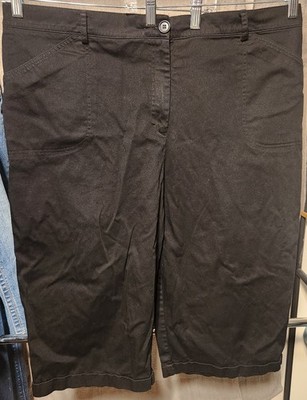 White Stag Capri Pants Size XXL (20) Black Cotton Spandex