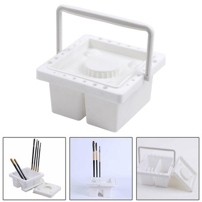 Paint Brush Basin Teacher Acrylic Watercolor Water based Paints Cleaner Pot