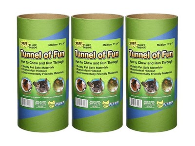 Ware Manufacturing (3 Pack) Tunnels of Fun Small Pet Hideaway, Medium
