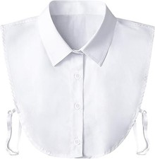 Fake Collar Detachable Dickey Collar Blouse Half Shirts Peter Pan Faux False Col