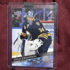 2020-21 Upper Deck - Young Guns Jonas Johansson #228 (RC)