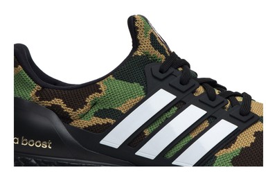 adidas A Bathing Ape x UltraBoost 4.0 'Green Camo' F35097 New Size