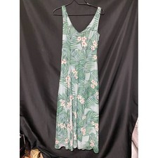 SHOW ME YOUR MUMU WO XSMALL Tropical Green‎ Palm Floral Print Maxi Dress