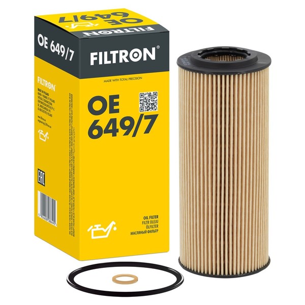Filtron OE 649/7 ÖLfilter FüR BMW 3Er Touring E91 E46 X3 E83 E90 Alpina D3-image
