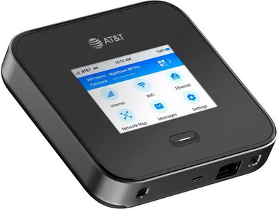 AT&T UNLIMITED Data Plan 5G+ SIM Wi-Fi 6 Hotspot NETGEAR Nighthawk M7 Pro MR7400
