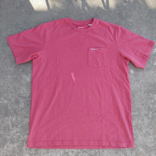T shirt homme manches courtes rouge suprême grande taille