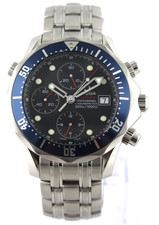 OMEGA Seamaster Professional 2225.80 Blue Automatic Chronograph Men's 300M WATCH 2