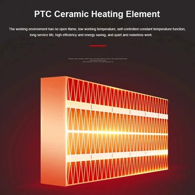 Tragbare elektrische Heizung Raumheizer mit Thermostat Fernbedienung 500W
