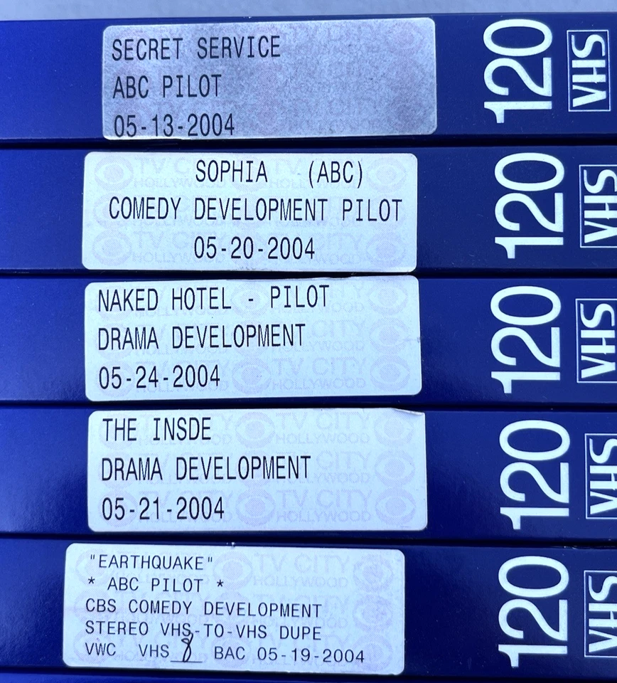 8 Television Show Sitcom Unreleased Failed Pilot Episode Production VHS Lot 2004 - Image 2 of 4
