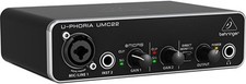 BEHRINGER UMC22 INTERFACCIA AUDIO 2X2 SCHEDA USB 2 IN 2 OUT 24 BIT 48 KHZ