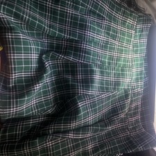 green plaid skirt vintage