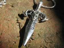 Voodoo Protection Sword Amulet Let No Evil Words Prosper