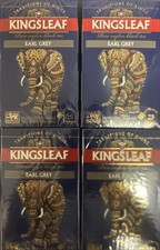 4 PACK KINGSLEAF Earl Grey Tea - 25 Tea Bags Per Box