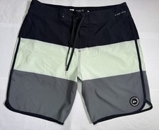 Quiksilver Men's Boardshorts Swimwear Blue/White Size 36