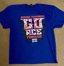 Hiroshi Tanahashi Forever Ace T-shirt Size XL Pro Wrestling Crate Exclusive