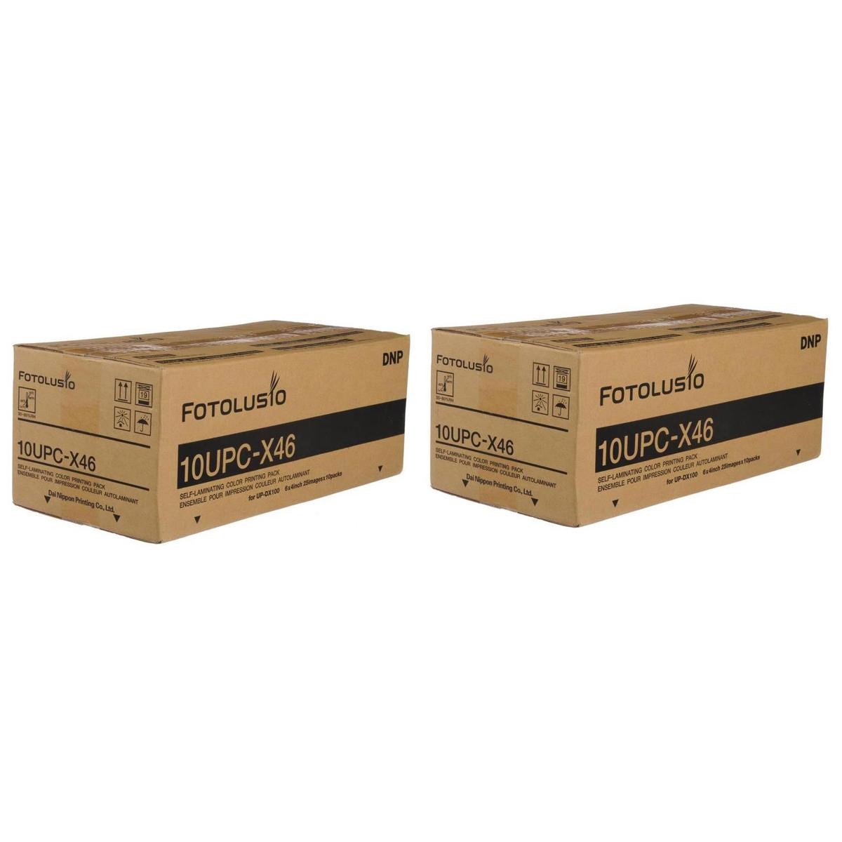 DNP 2x 10UPC-X46 4x6 Self-Laminating Color Printing Pack for the Sony UPX-C100 80090₽