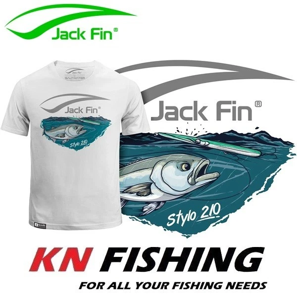JACK FIN BLUE FISH S210 T-SHIRT Short Sleeve STYLO 210 Version Sizes M - 3XL
