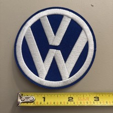 Vw Volkswagen Embroidered Iron On Patch Racing Bug Beetle Van Bus Car