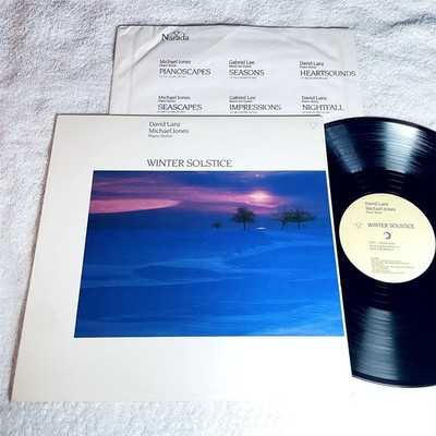David Lanz & Michael Jones ''Winter Solstice (Piano Solos)'' 1985 Jazz LP,Nice NM!