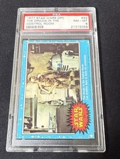 1977 O-Pee-Chee Star Wars #33 The Droids In The Control Room PSA 8 NM-MT OPC