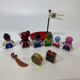 Lego Duplo 10539 10514 Figures For  Neverland Hook Jake Peter Pan And More