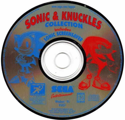 Sonic & Knuckles Collection PC CD-Rom w/ Sonic Screensaver Sega 1996