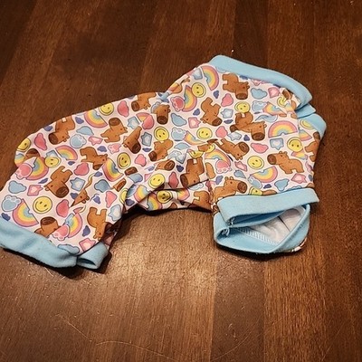 BUILD A BEAR Capybara Sleeper Pj Clothes Outfit Rainbow Smiley Face