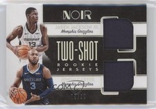 2018 Panini Noir Two-Shot Rookie Jerseys 75/99 Jaren Jackson Jr Jevon Carter 9ut