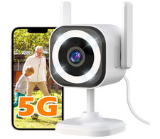 Cámara de seguridad 2K interior/exterior 5G, visión nocturna, IP66