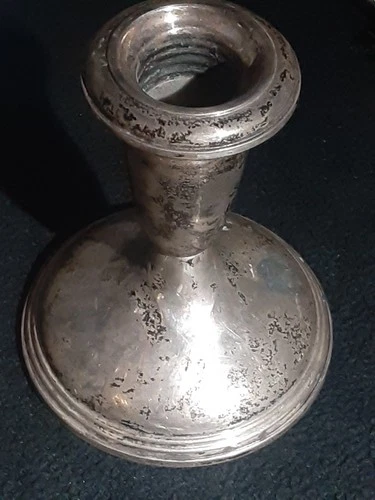 Reed & Barton 925 Sterling Weighted Candle Holder # 432