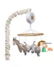 Jungle Adventure Elephant/Lion Musical Baby Crib Mobile Soother Toy
