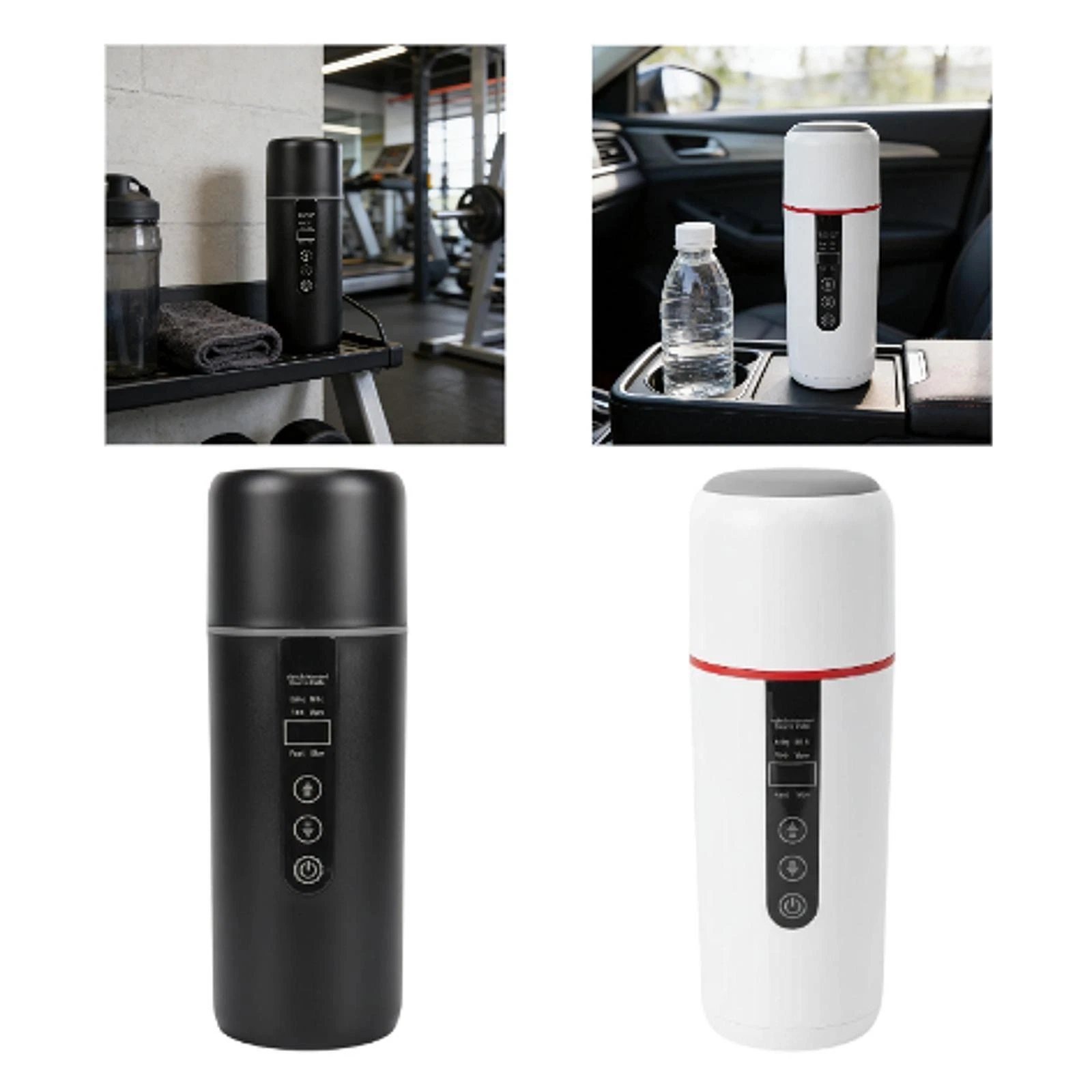Car Heating Cup Temperature Adjustment Car Electric Kettle for Road Trips