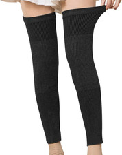 Unisex Winter Warm Thermal Wool Cashmere Thicken Knee Warmer Braces Cycling Ski