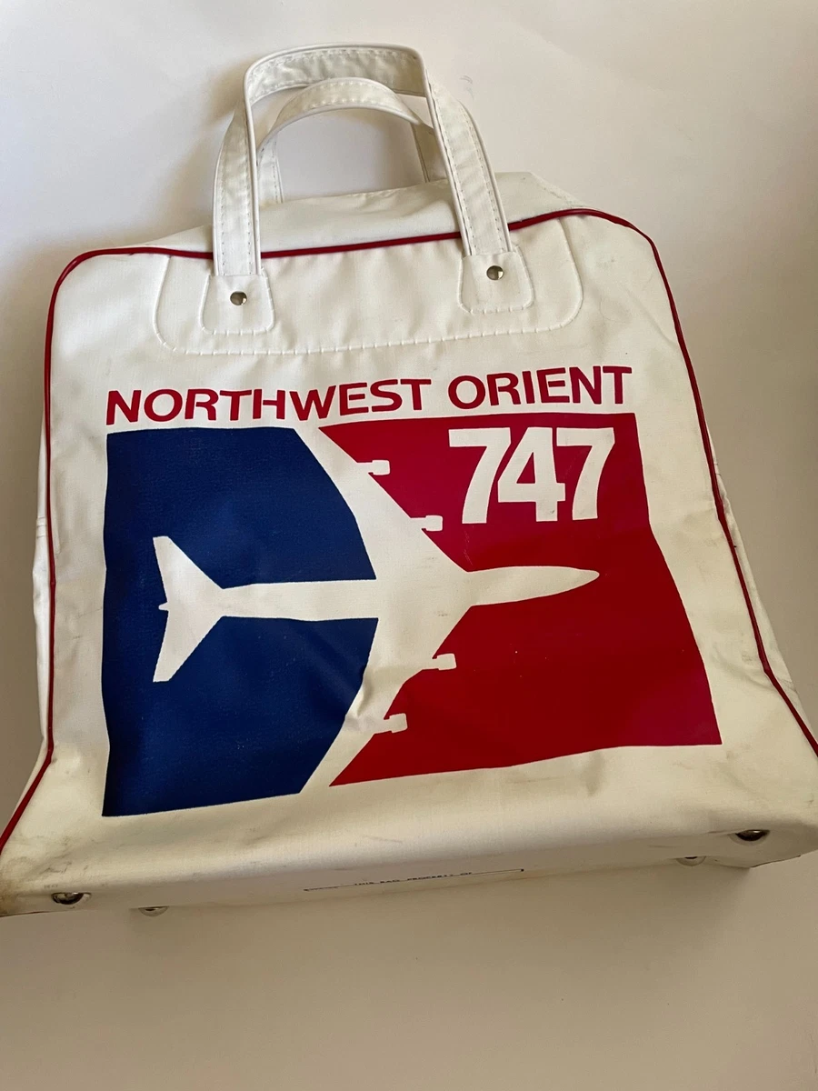 ノースウェスト　オリエント　エアライン　バック。【年代不明、昭和レトロ】。 Bag Northwest Airlines Collectibles for sale | eBay