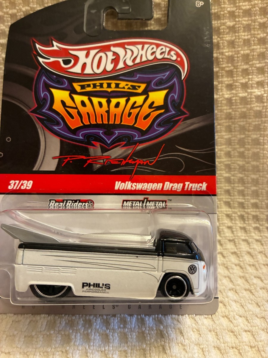 Hot Wheels Phil's Garage Volkswagen Drag Truck Real Riders 1:64 | eBay