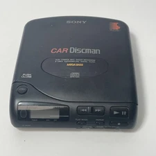 Untested For Parts - Sony Car DiscMan D-802K Portable CD Player Compact Disc