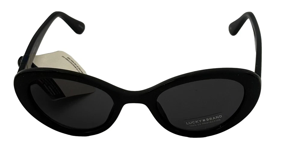 Lucky Brand Black  Womens Sunglass Cateye Plastic, Smoke Lens D938 - Image 2 of 4