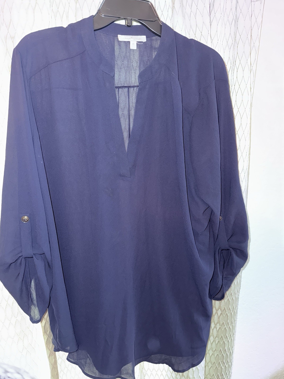 5-Ladies Lightweight Solid Colored Blouses - Size… - image 3