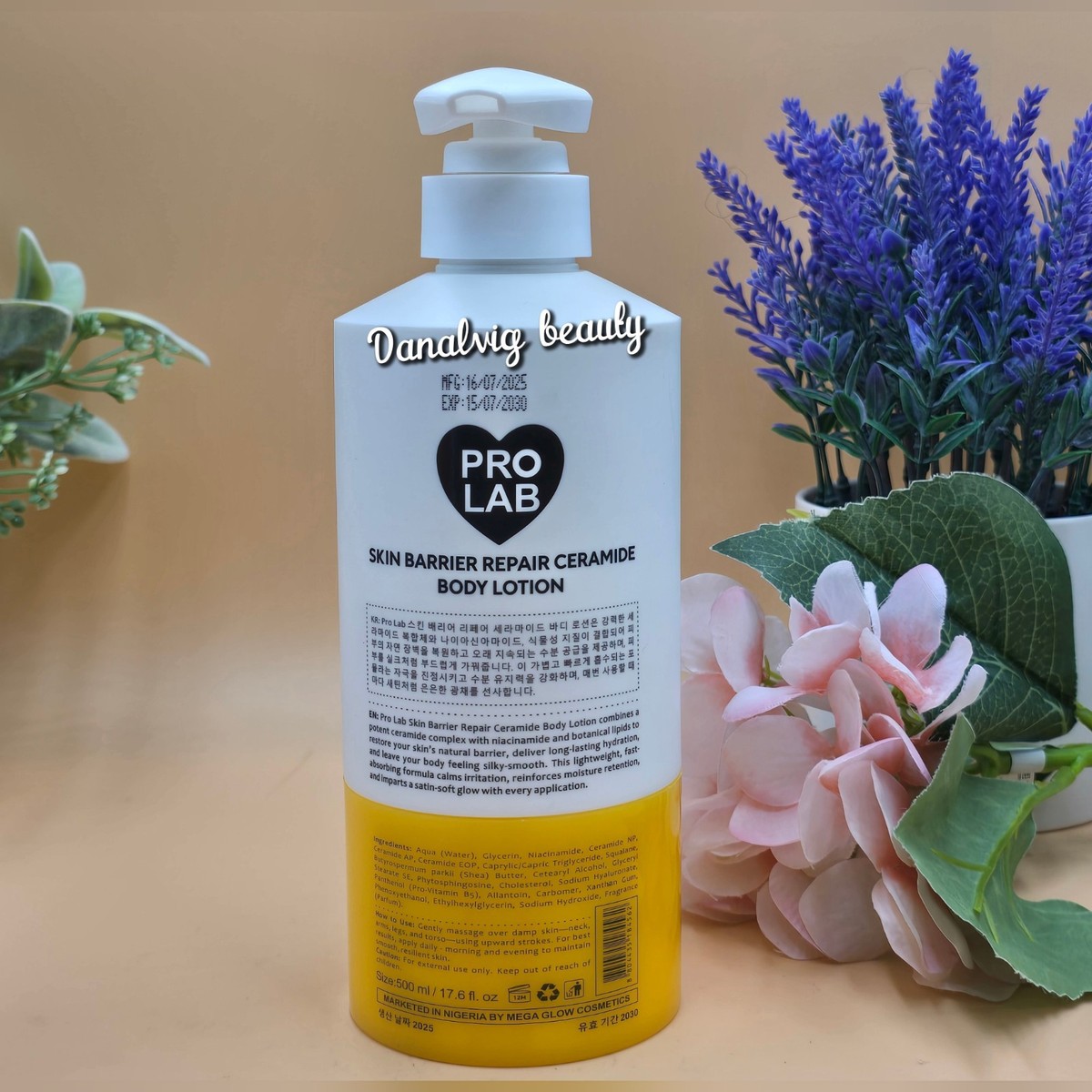 Pro-Lab Ceramide Skin Repair Brightening Lotion 500ml | eBay