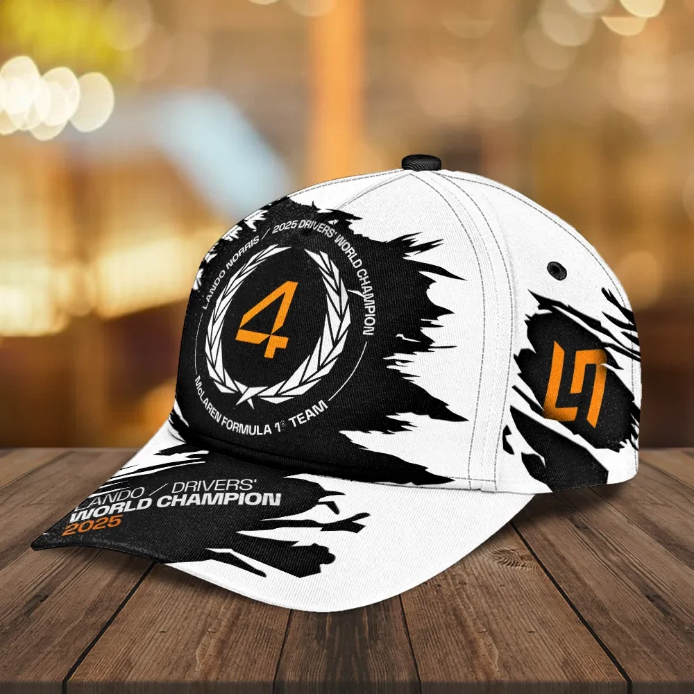Lando Norris 2025 World Champion Classic Cap, Gift For Fans