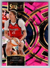 2024 Select WNBA Emily Engstler Pink Ice #173 Washington Mystics