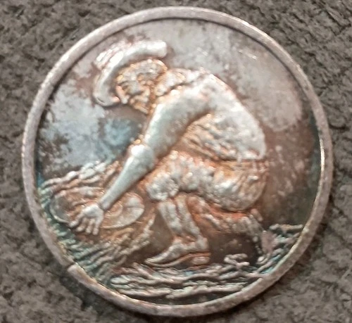 Vintage  GSM Prospector Bullion-999 Silver 1/2 Ounce  with California on Back