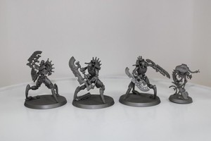 Warhammer 40000 40k Necrons Necron Skorpekh Destroyers x3 good cond 72826