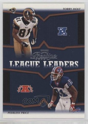 2003 Prestige League Leaders Quad Jerry Rice Torry Holt Peerless Price HOF 9hx