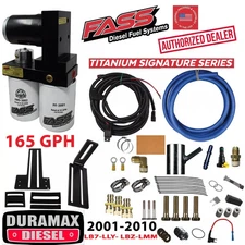 FASS TS C10 165G Signature Titanium Fuel Pump System for 165GPH 01-10 GM Duramax