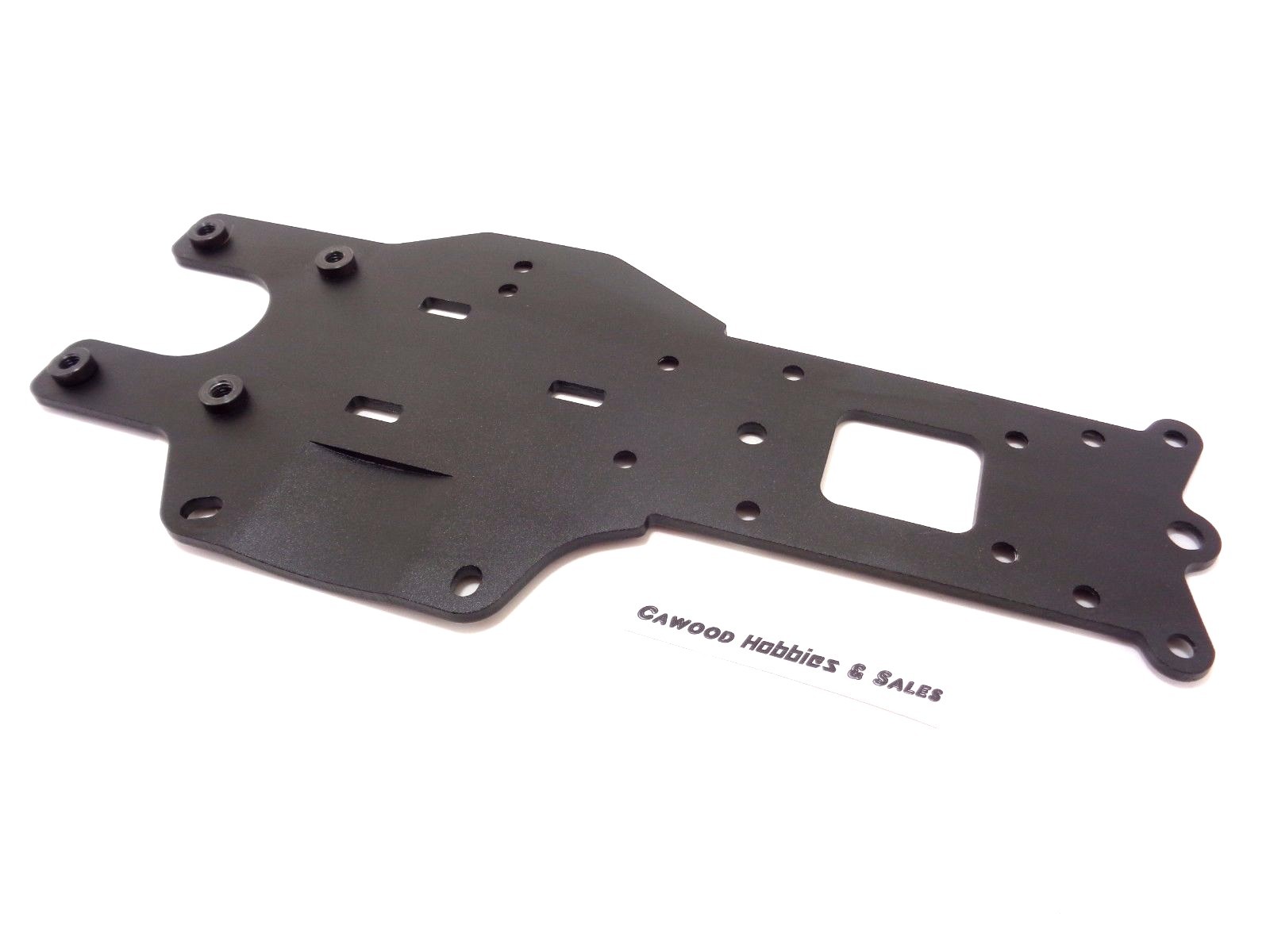 NEW ROVAN BLACK ALUMINUM REAR LOWER CHASSIS ENGINE PLATE FRAME HPI BAJA ...